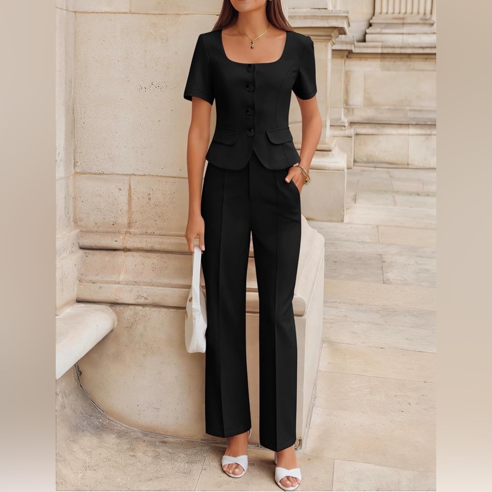 ZESICA Brand Women's Summer Two Piece Suit Set, women’s size medium #0050